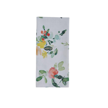 Happy Life Printed Towel - Floral Set of 2 Park Designs - The Fox Decor